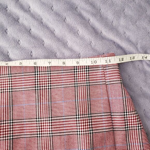 John Galt Red Plaid Mini Skirt size XS - Picture 7 of 12